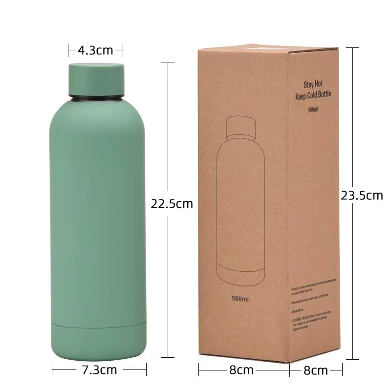 YML Outdoor Sports Water Cup with Custom Logo Simple Double Wall Tumbler Small Mouth Multi-Color Thermos