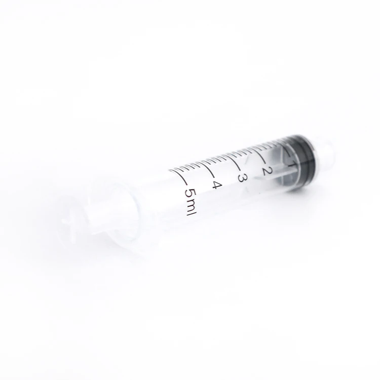 Low Prices China Supplier Syringes and Vaccine Hypodermic Disposable Medical Syringe 5 ML