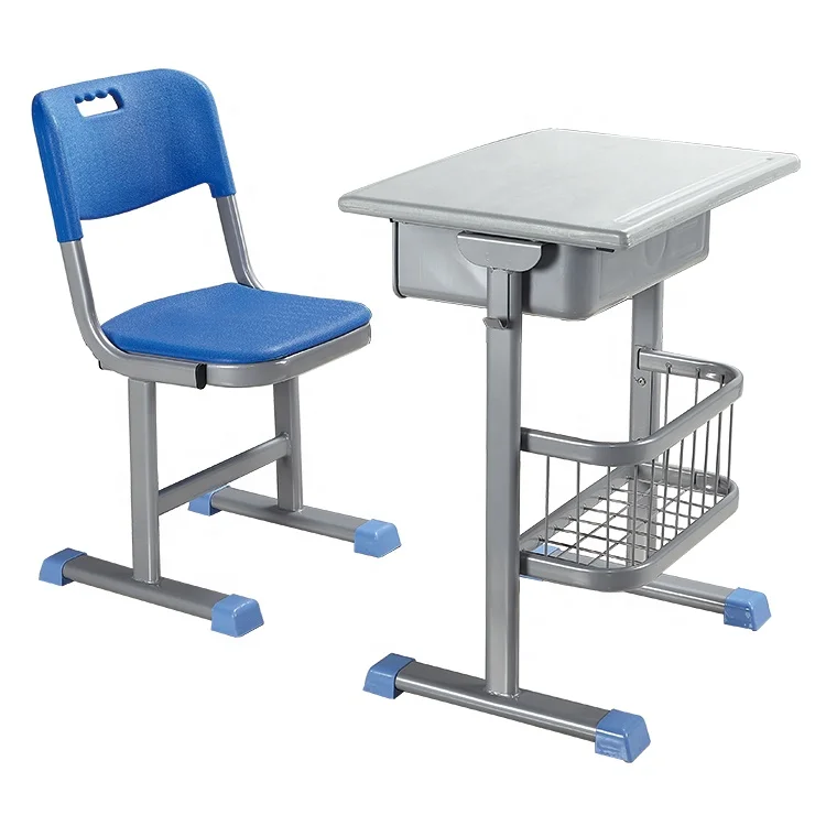 Wholesaler manufacturers direct school furniture single table set of high quality plastic tables and chairs