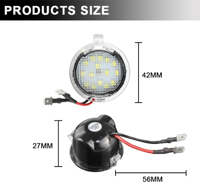 Car Rearview Mirror Lights For Ford Edge Mondeo MK5 5 Fusion 2 Explorer Everest Mustang Side LED Lights For Car Auto Accessories