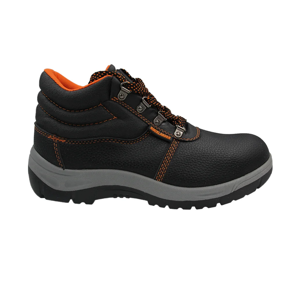 China Exported Genuine Leather Fire Service Pakistan Safety Shoes For Workshop
