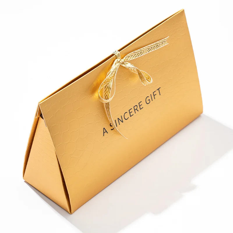 Pillow Shape Foldable Thank You Gift Package Sweet Candy Gift Packaging Paper Box For Wedding Favor