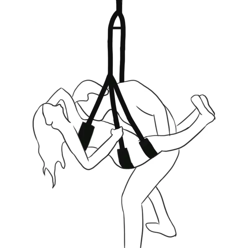 SM Sex Position Love Strong Swing Sex furniture Auxiliary tool prop Fantasy Yoga Erotic toy