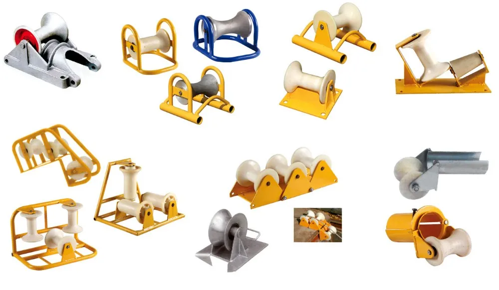 Стальной тяжелый низковольтный направляющий кабель открывающийся электронный тяговые ролики подземный кабельный