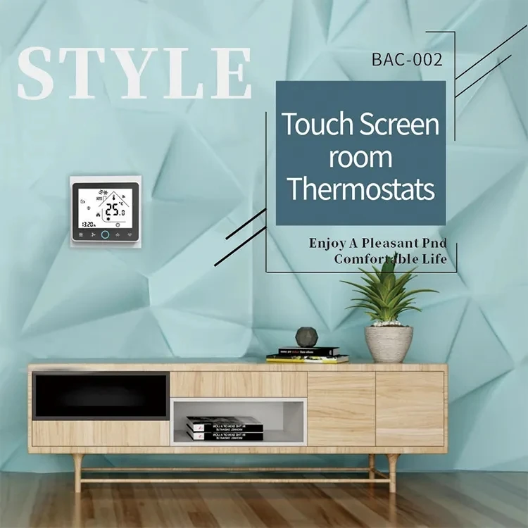 Tuya app Smart Home Thermostat Wifi Fan Coil Thermostat Air Conditioner Controller LED Digital Smart Thermostat