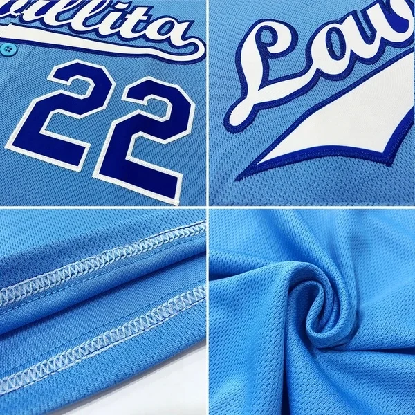 Hot Sale Printing Logo Embroidery Team Name Baseball Shirt Uniforms Customizable Youth Button Down Baseball Jersey
