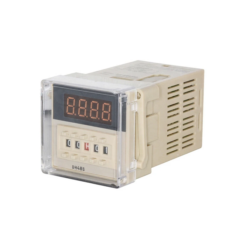 Digital display time relay dh48s-s cycle delay JSS48A timer 220V 12V controller