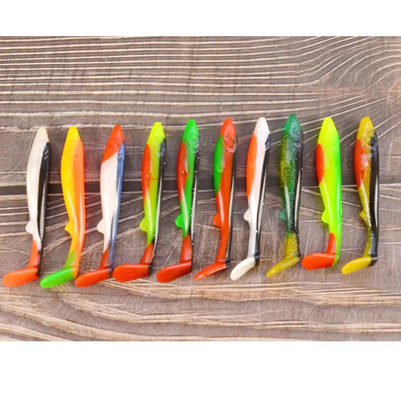 Leurre De Peche Soft Fishing Lures 100mm 8 4g Shad Bait for Freshwater and Saltwater Fishing