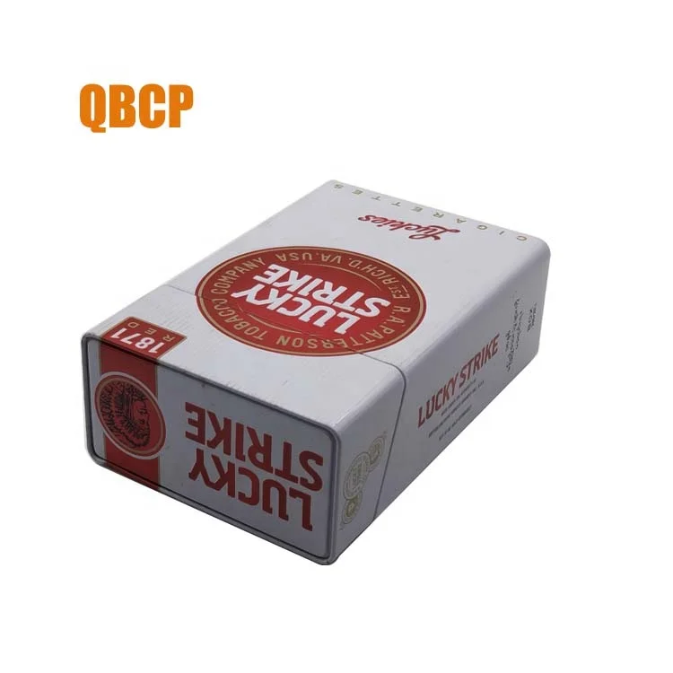 Customized cigarette tin box for 200 pcs volume