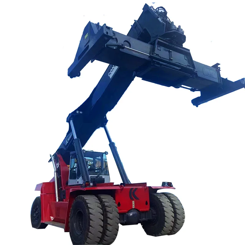 Used Kalmar DRF450 Reach Stacker 50 Ton Rated Loading Capacity Port Container Machine with Box Forklift Engine Pump Motor