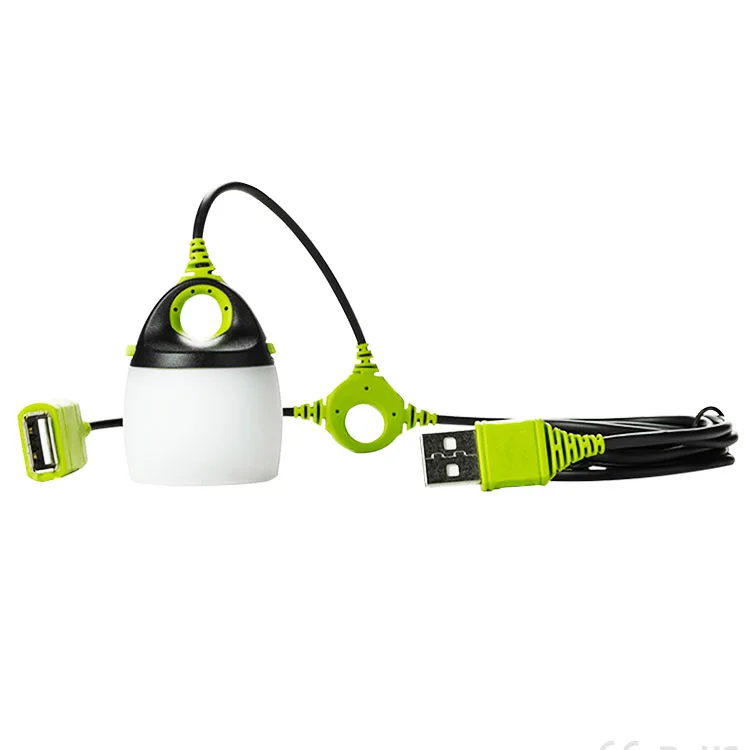 2023 запатентованный новый продукт, лампа для палатки/фонарь с USB-цепью и крючком