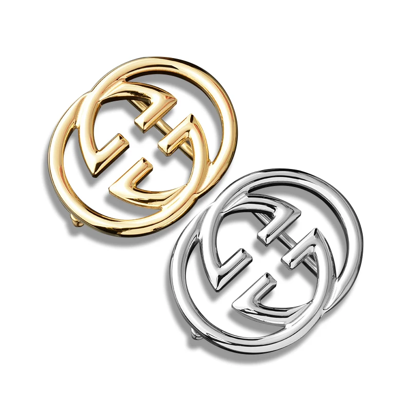 Горячая Распродажа, оптовая продажа, Мужская металлическая пряжка для ремня с логотипом под заказ, брендовая дизайнерская пряжка для ремня