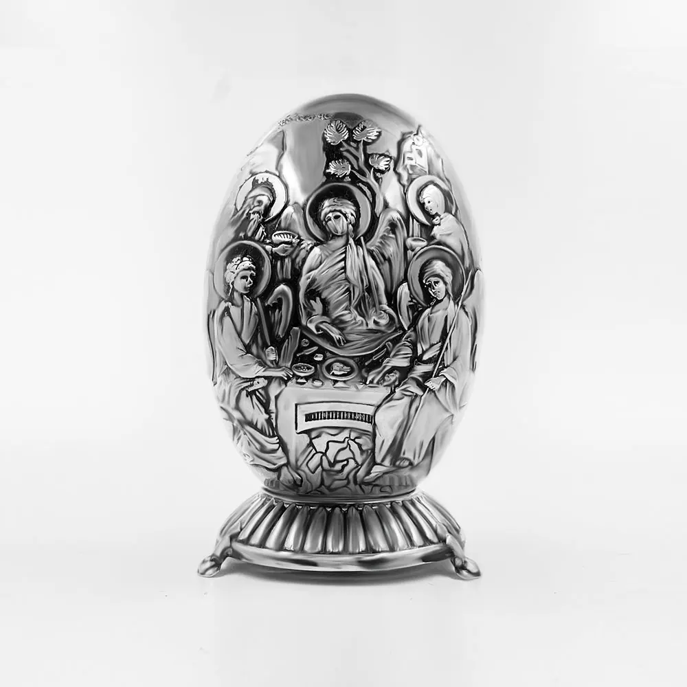 Новый дизайн круглая форма двухсторонняя резьба статуя Девы Марии украшения для дома церкви религиозный подарок