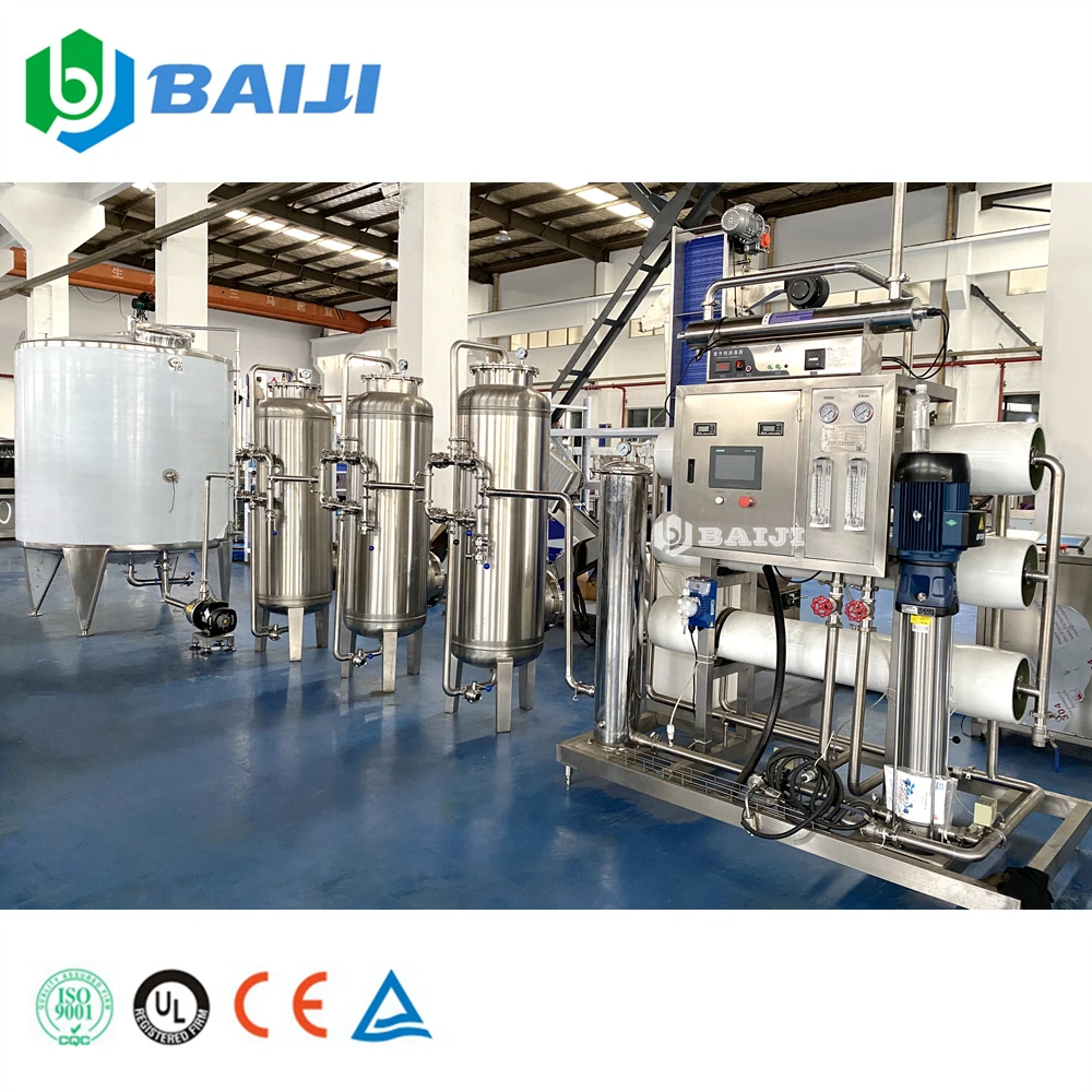 Small business automatic reverse osmosis pure water treatment machine system plant