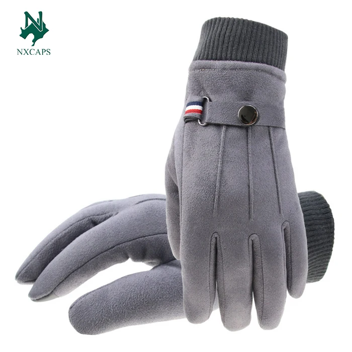 Hot Sale Winter Suede Warm Gloves Outdoor Ski Gloves In Winter New Design Woman Hand Thickening Gloves