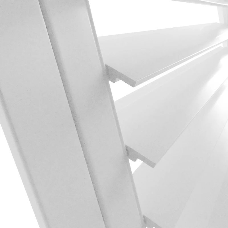 Custom Shaped Window Shutters Exterior Basswood Plantation Shutter Waterproof Pvc Louver Outdoor Plantation Shutters