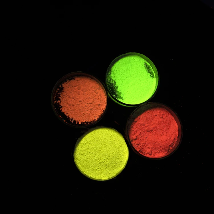 Uv Phosphor Anti-counterfeiting Pigment Phosphor Powder Paint Red UV fluorescent organic pigment
