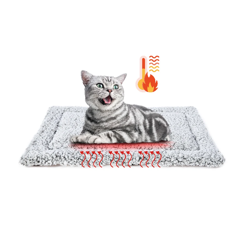 Self Warming Pet Bed Hot Sale 500000 Pcs Winter Dog Crate Mattress Pet Products Accessories Self Heating Cat Dog Blanket Bed