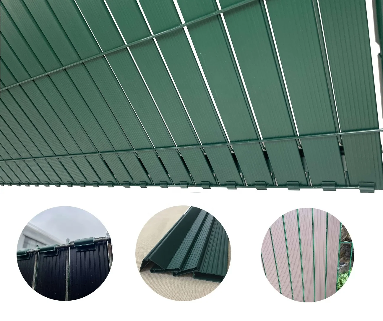 Vertical Garden PVC Fence Panels Slats Privacy Slats For DIY