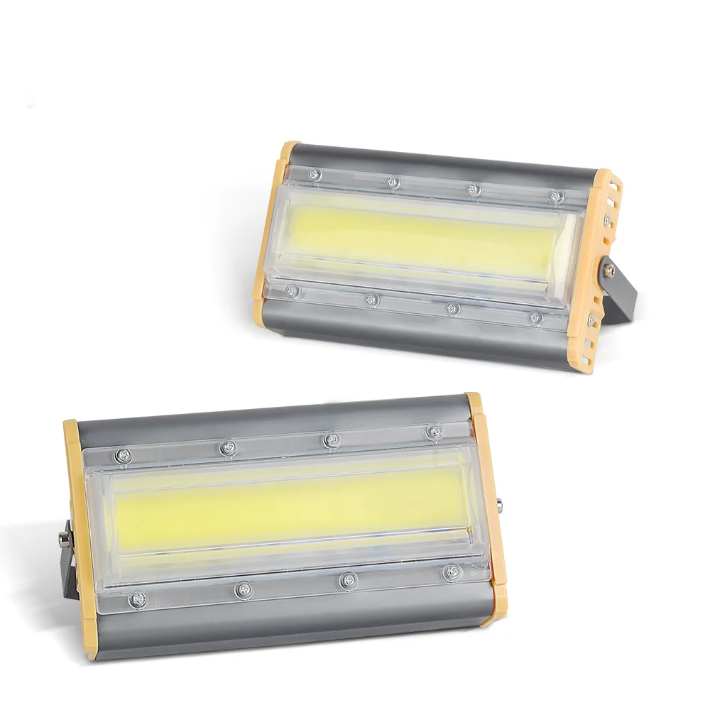 LED outdoor flood light COB high brightness projection light IP65 waterproof street floodlight AC220 high-power projection light