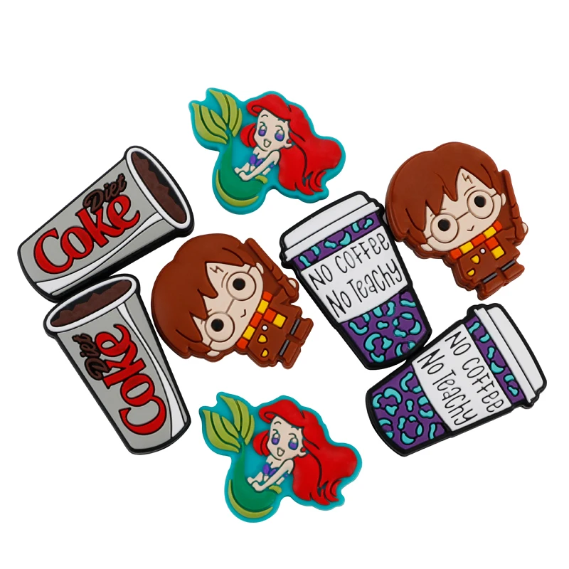 Wholesale Stylish Removable Diy Accessories Decorations Cartoon Lucky Charms Shoe Key Ring Pens Decoration Customized