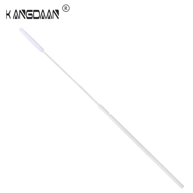 
Long Plastic Stick Nylon Flocked Saliva Dna Sample Collection Sterile Throat Swab 