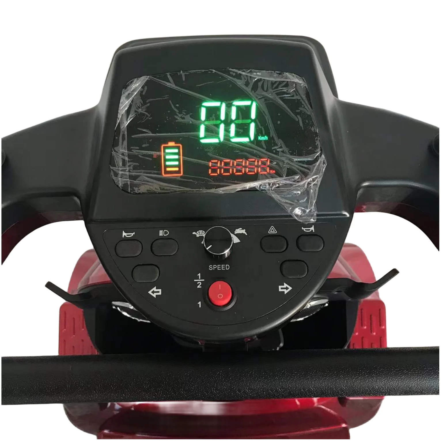 New Model Old People Mobility Scooters Electric 4 Wheel Electric Scooter Heavy Duty With Two shopping bags