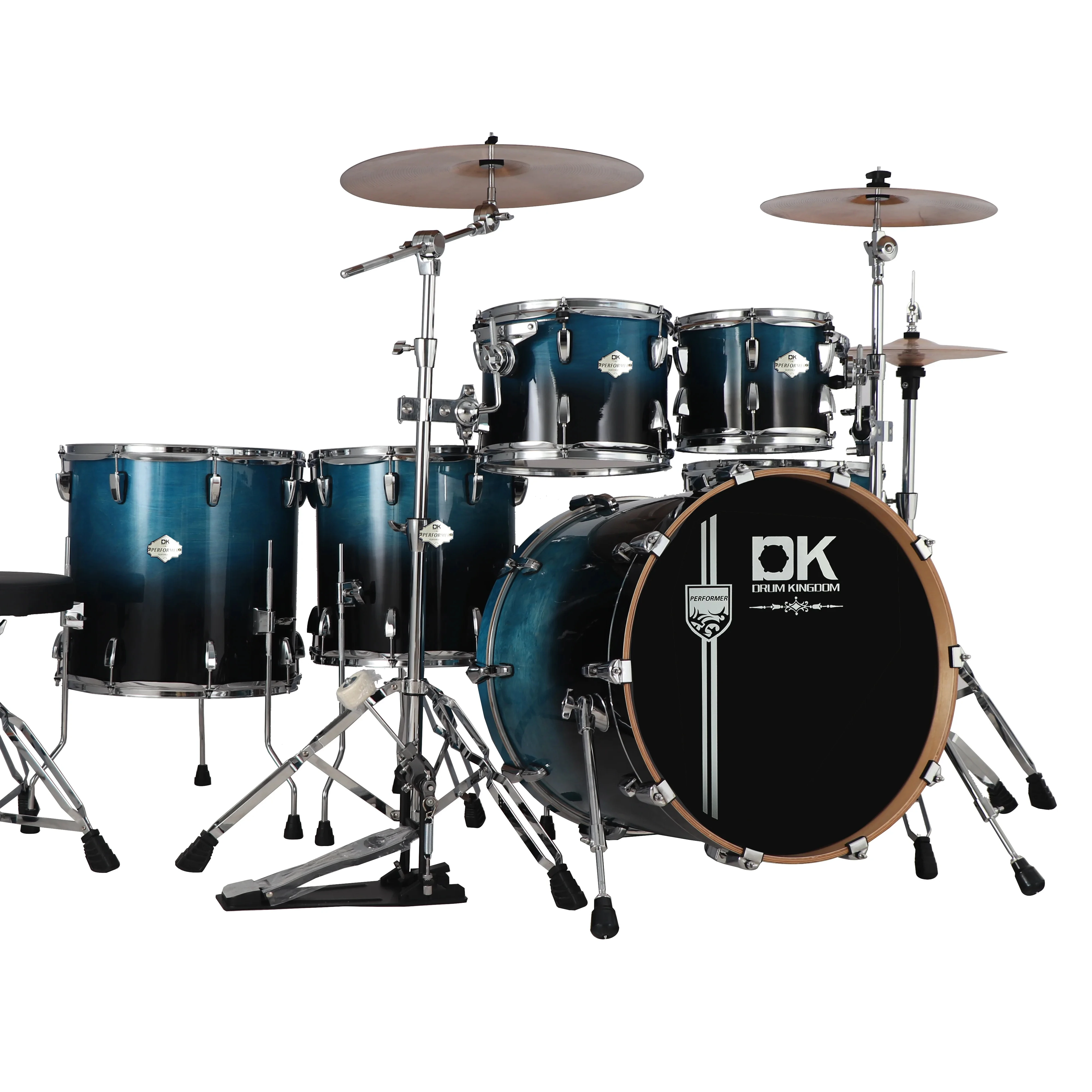 Performer series High quality 5-drum Set Hi Hat And Cymbal Stand drum kit