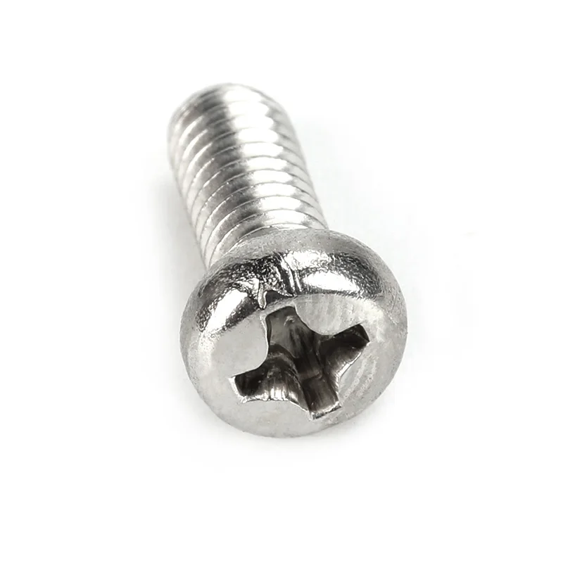 GB823 M4*10 316 Stainless Steel Small Pan Head Screws with Cross Recess