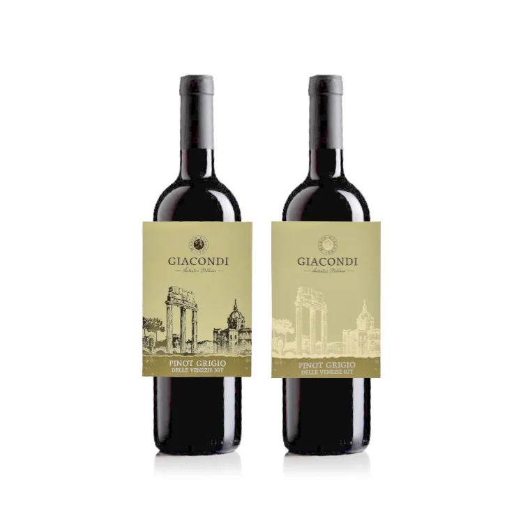 Индивидуальный собственный светодиодный шаблон без золотого штампа, светодиодный фонарик, высокое качество, индивидуальная бумага, винные бутылки, этикетки, наклейки