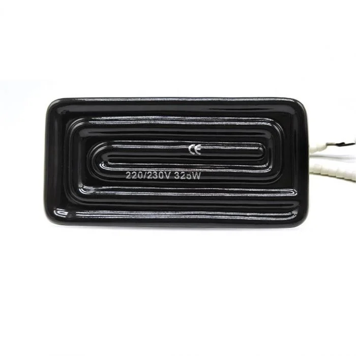 Industrial Ceramic Plate Heaters 120*60mm Far Infrared Ceramic Heater