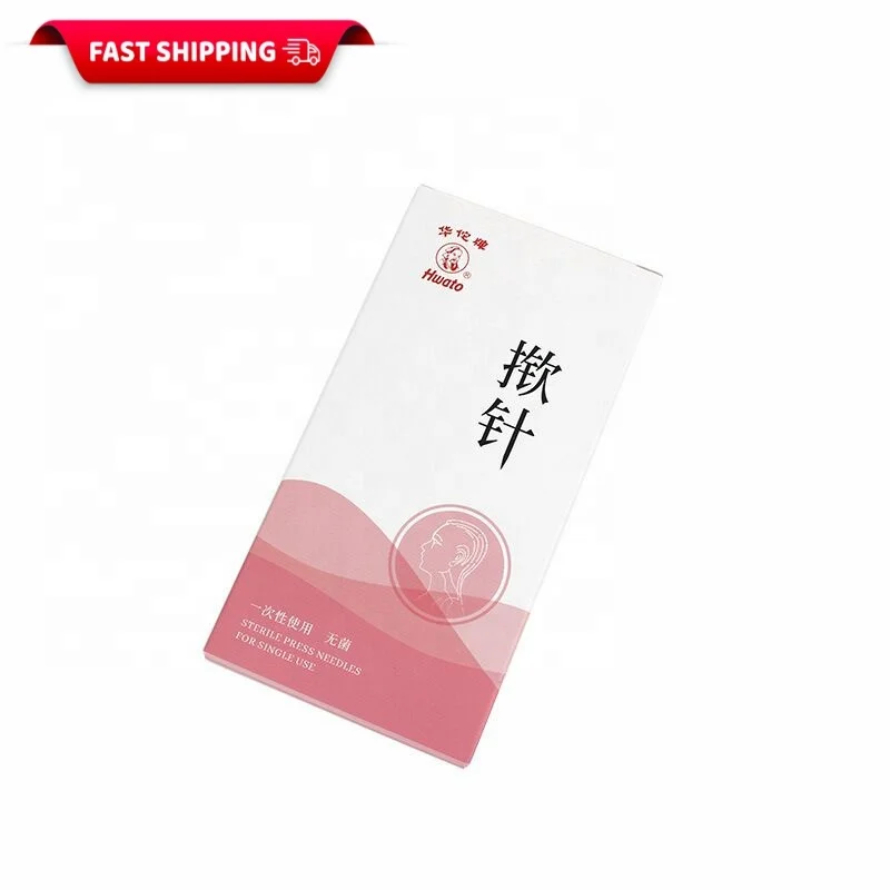 20PCS/Box Multi-Condition Ear Seed Acupressure Kit Disposable Press Needle Ear Seeds Acupuncture Vaccaria Plaster Bean Massage