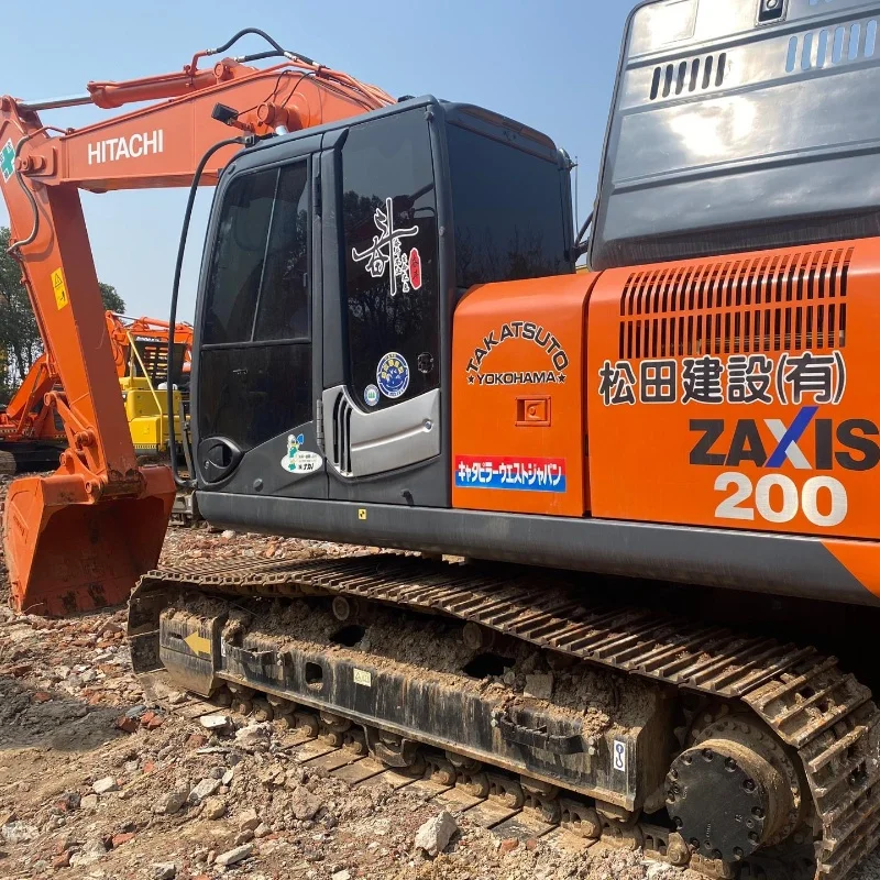 Высококачественная гидравлическая экскаваторная техника Hitachi Zx200 для тяжелого строительного оборудования