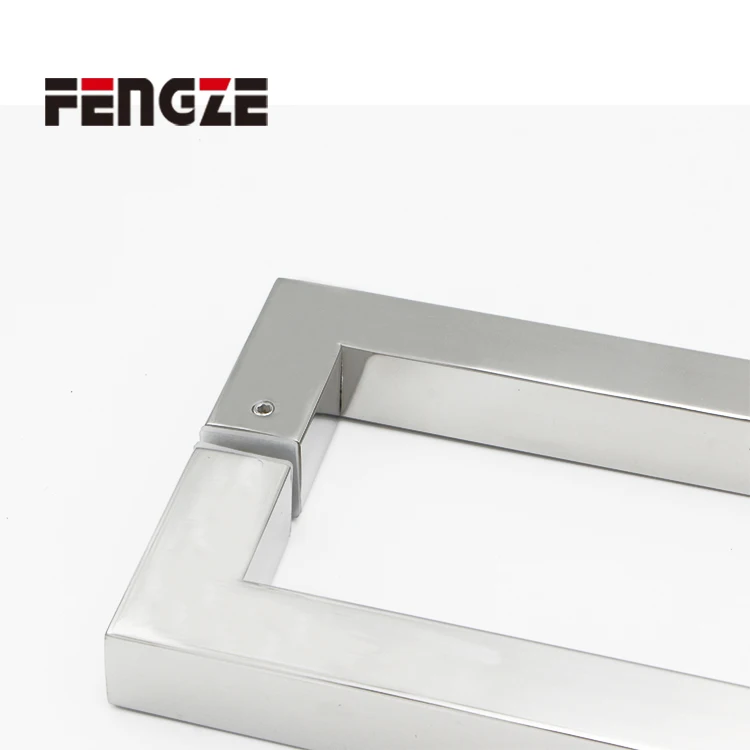 FENGZE Manufacture Glass Door Handle Stainless Steel Pull Handle Door Sliding Glass Shower Door Handle