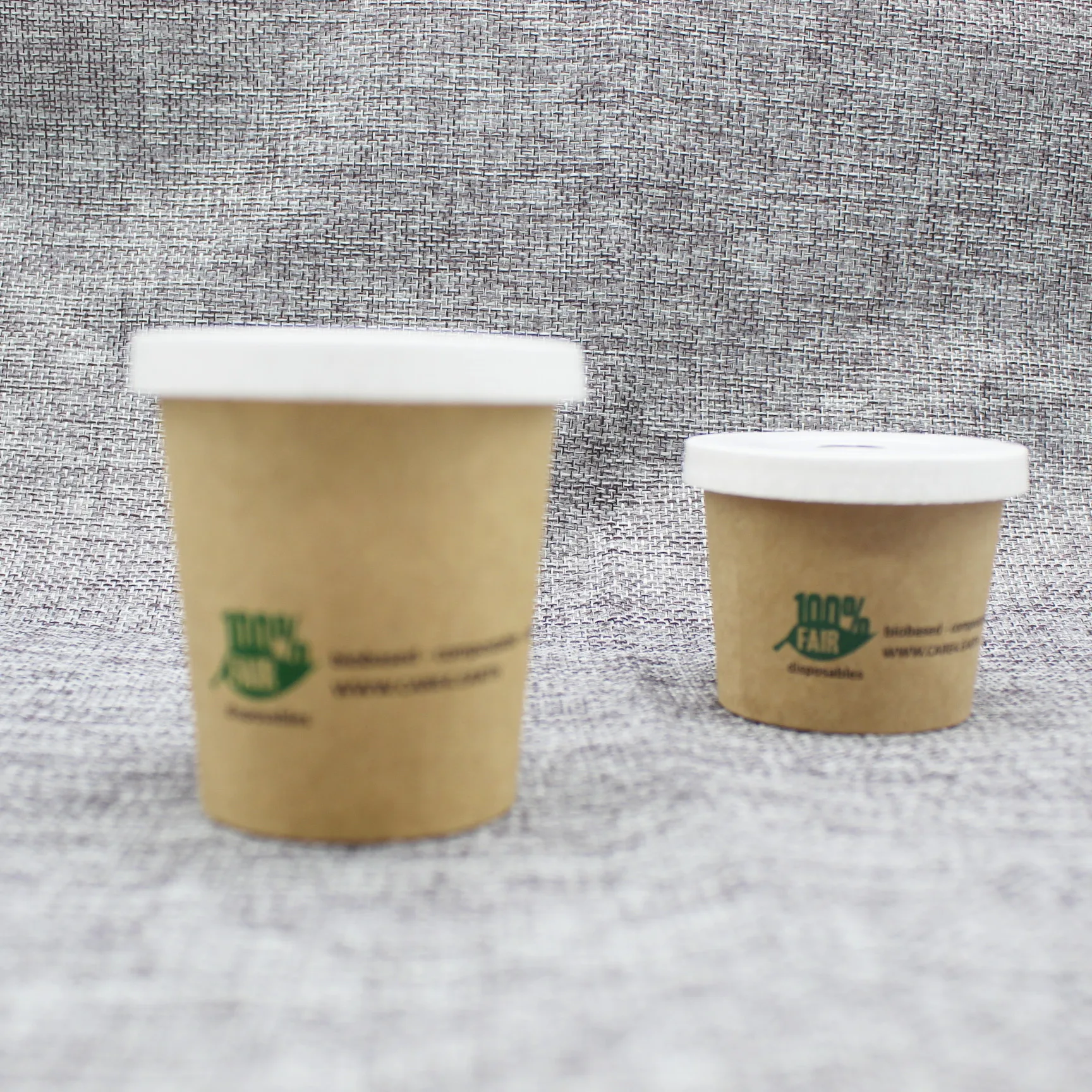 Одноразовые Дешевые стаканчики для соуса из бамбукового волокна 2 унции с крышкой 1 унция чашка 100 мл