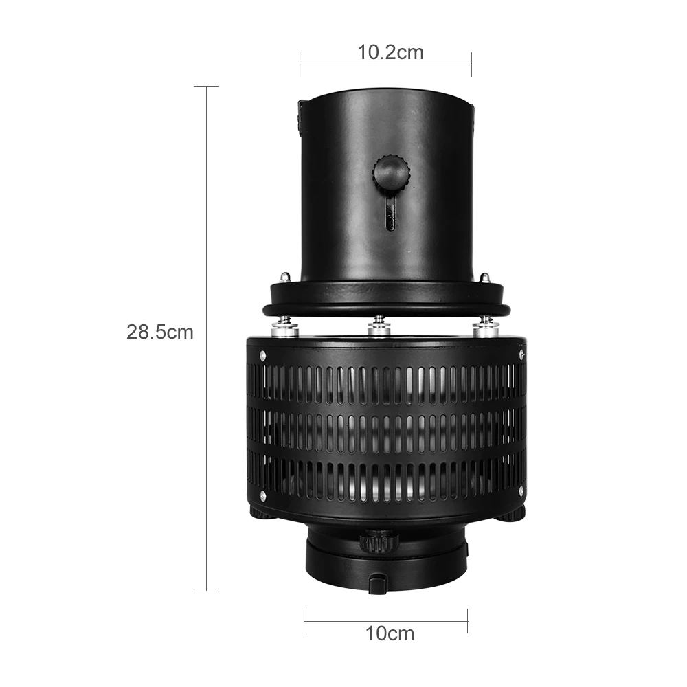 Focalize Conical Snoot Photo Optical Condenser Art Special Effects Shaped Beam Light Cylinder for Bowens Mount Studio Flash