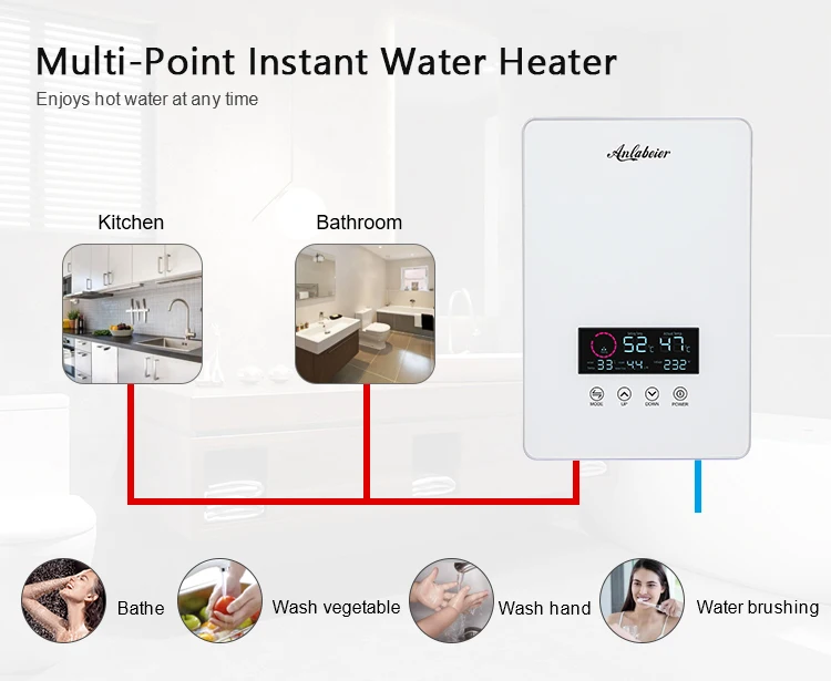 Multi-point water heater