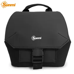 New stylish PU polyester DSLR camera bag for outdoor activities, leather camera bag