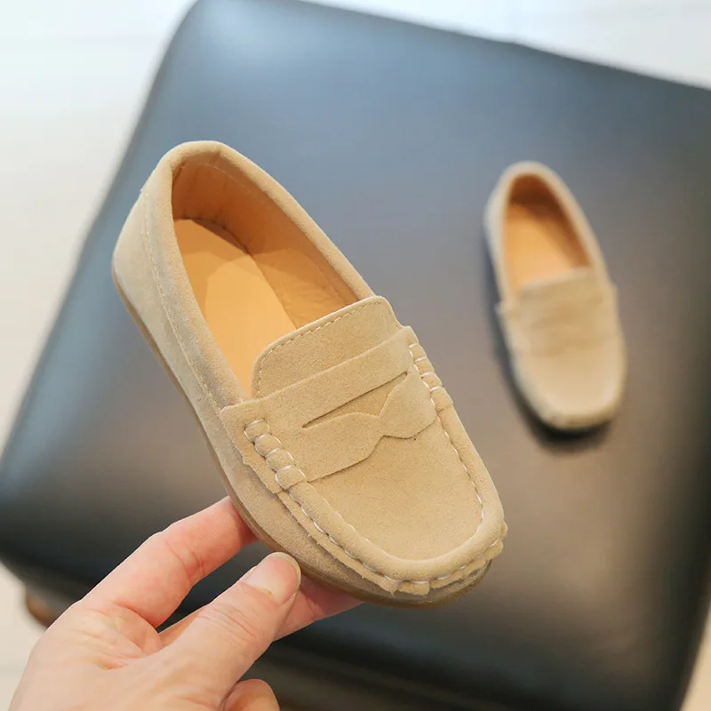 2023 Spring Autumn Fashion Casual Shoes for Boys Baby Pedal Small Leather Shoes with Soft Bottom New