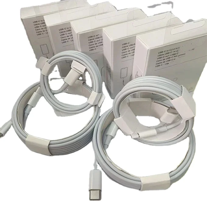 Original PD 20W Phone Wire 1m 2m 3m USB C Charger Cable For IPhone Type-C Cord For IPhone 14 13 12 Pro Max 11 XS Charging Cable