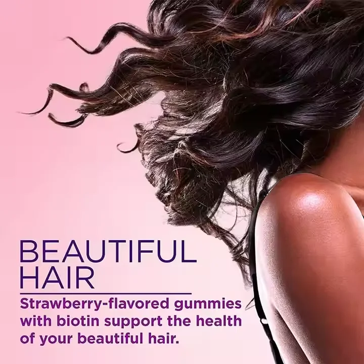 OEM Private Label Biotin Collagen Gummy with Biotin for Hair Growth Skin Nails Skin Care Collagen Gummies