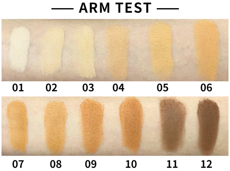 
pressed powder case private label foundation powder compact 