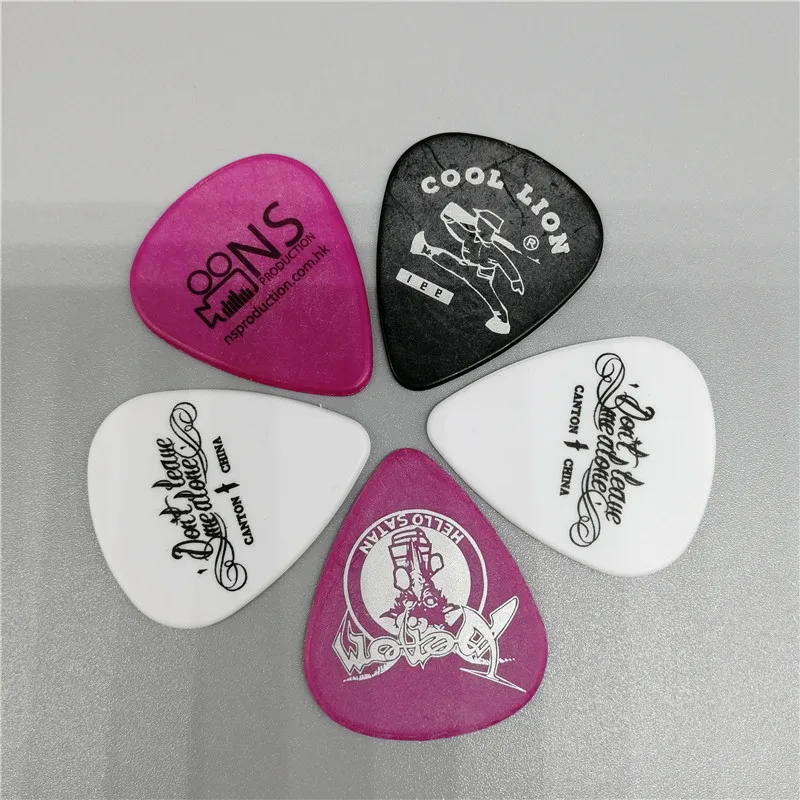 Заводская Продажа, матовые противоскользящие медиаторы для гитары с логотипом под заказ, 0,71 мм, 1,0 мм, 1,2 мм