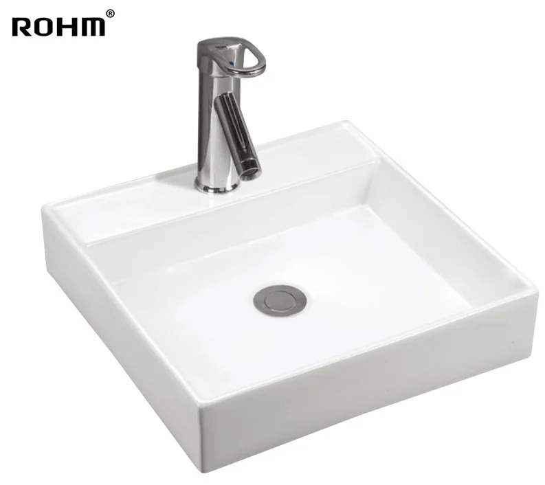 PAC-21 Ceramic Wash Basin Bathroom Sink Counter Top Basin