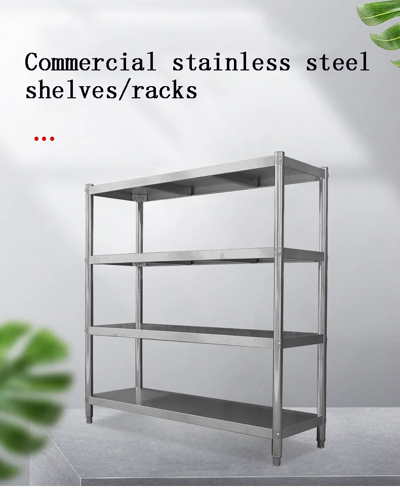 Commercial Hotel Restaurant Stainless steel shelves kitchen Stainless Steel Kitchen Storage Rack Shelf