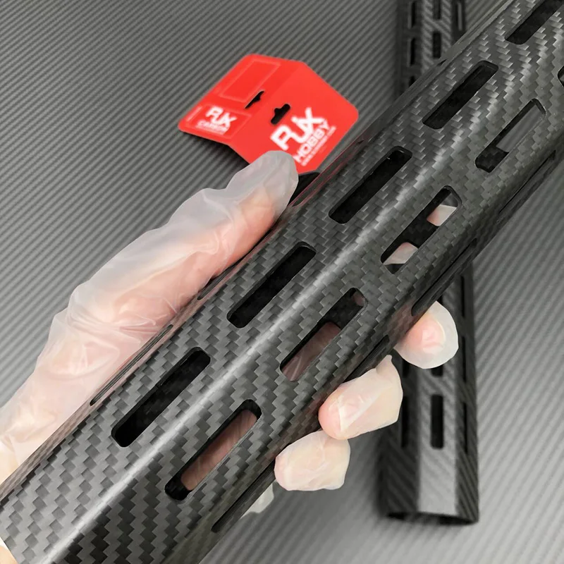 RJX Carbon Fiber Round Square Octagon Tube Pipe Custom Holes cnc Cutting Carbon Fiber Tubes