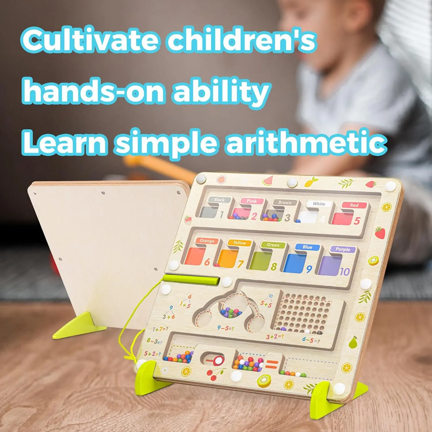 ET Fast Delivery Magnetic Color And Number Maze For Kids Learning Counting Magnetic Board For Children New Magnetic Game Board