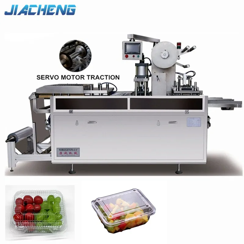 Fully Automatic PVC/PET/PS Plastic Coffee Lids/Egg Tray/Food Container Thermoforming Making Machine