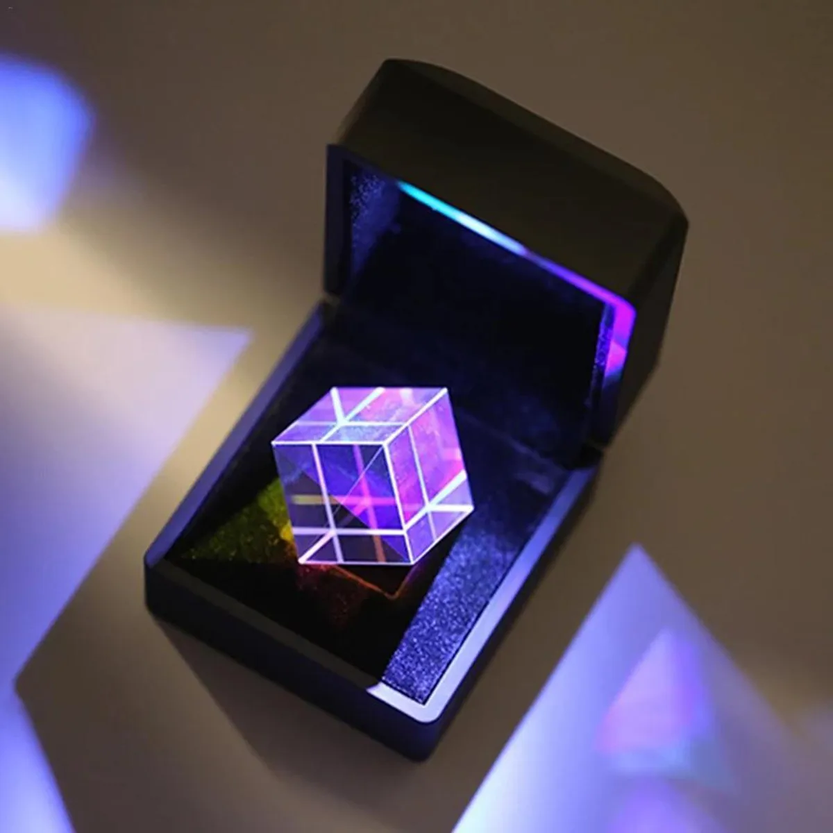 BK7 Optical Glass Polarization Beamsplitter Cube mini prism Optical Polarizing Cube Prism Beamsplitter 30mm cube