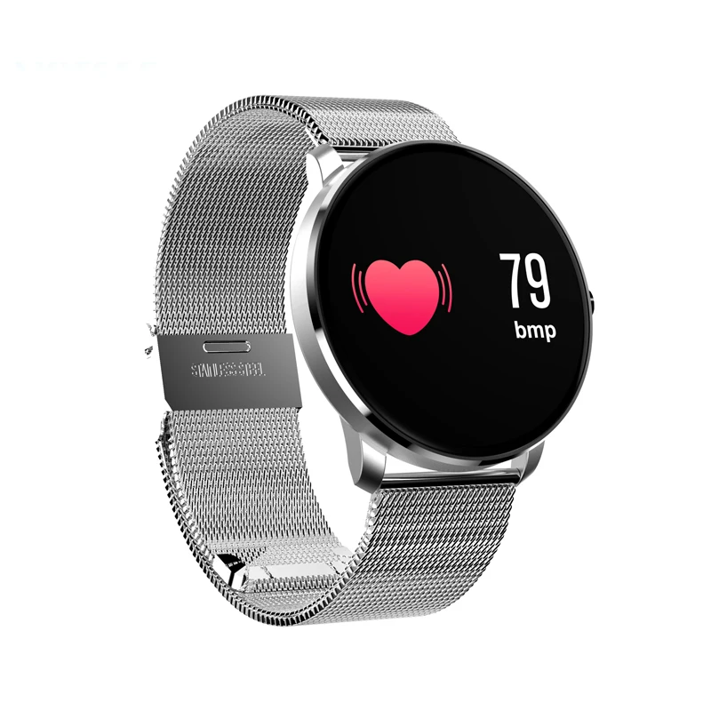 Luxury True color screen smart watch CF007 smart bracelet dynamic heart rate monitor and blood pressure